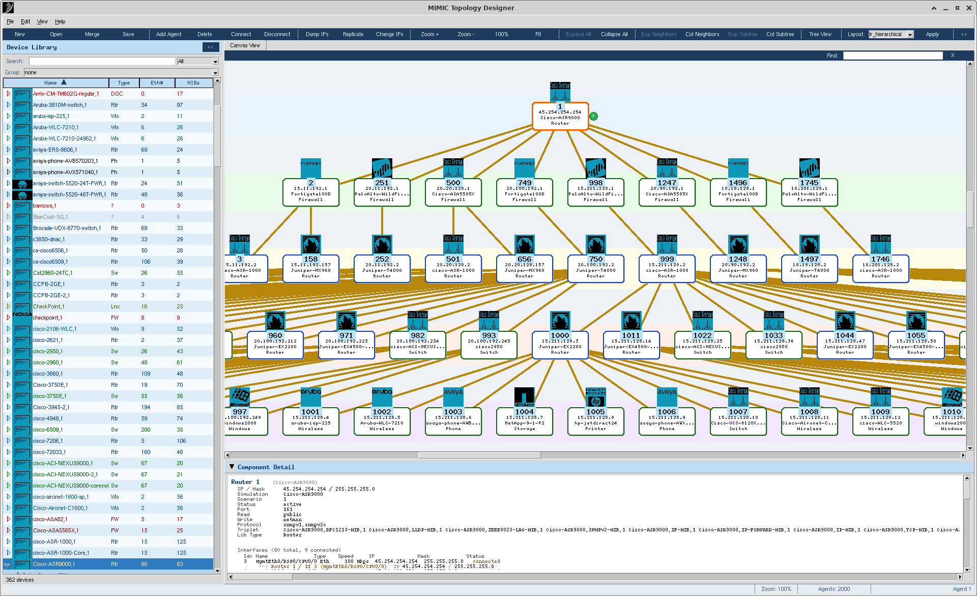 Figure 1: Topology Designer Main Window