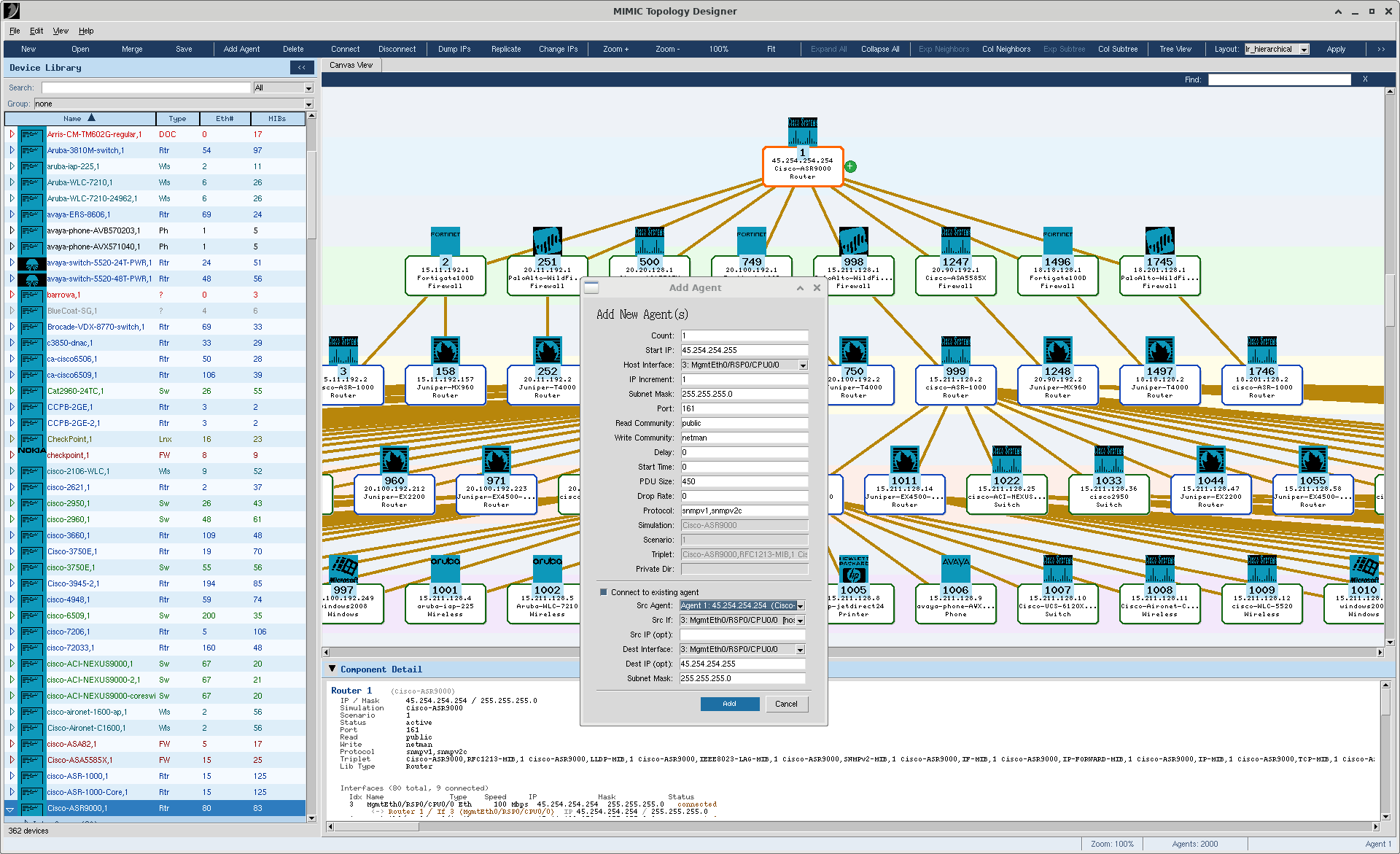 Figure 2: Add Agent dialog